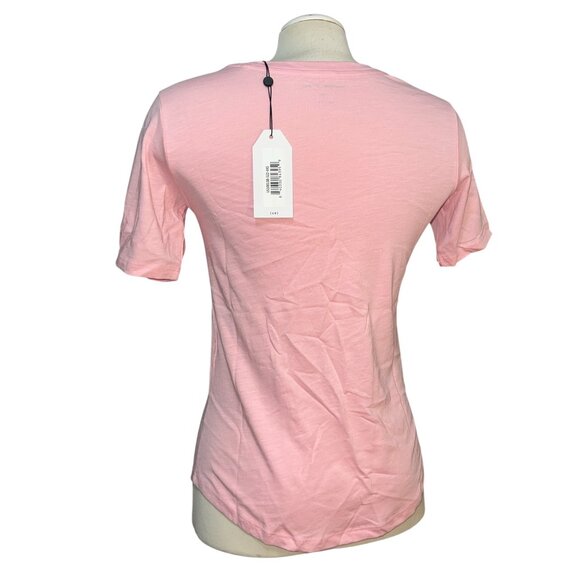 Universal Standard Crewneck Short Sleeve Curved Hem Baby TShirt Sz 4XS (00-0 XS) - Picture 3 of 6